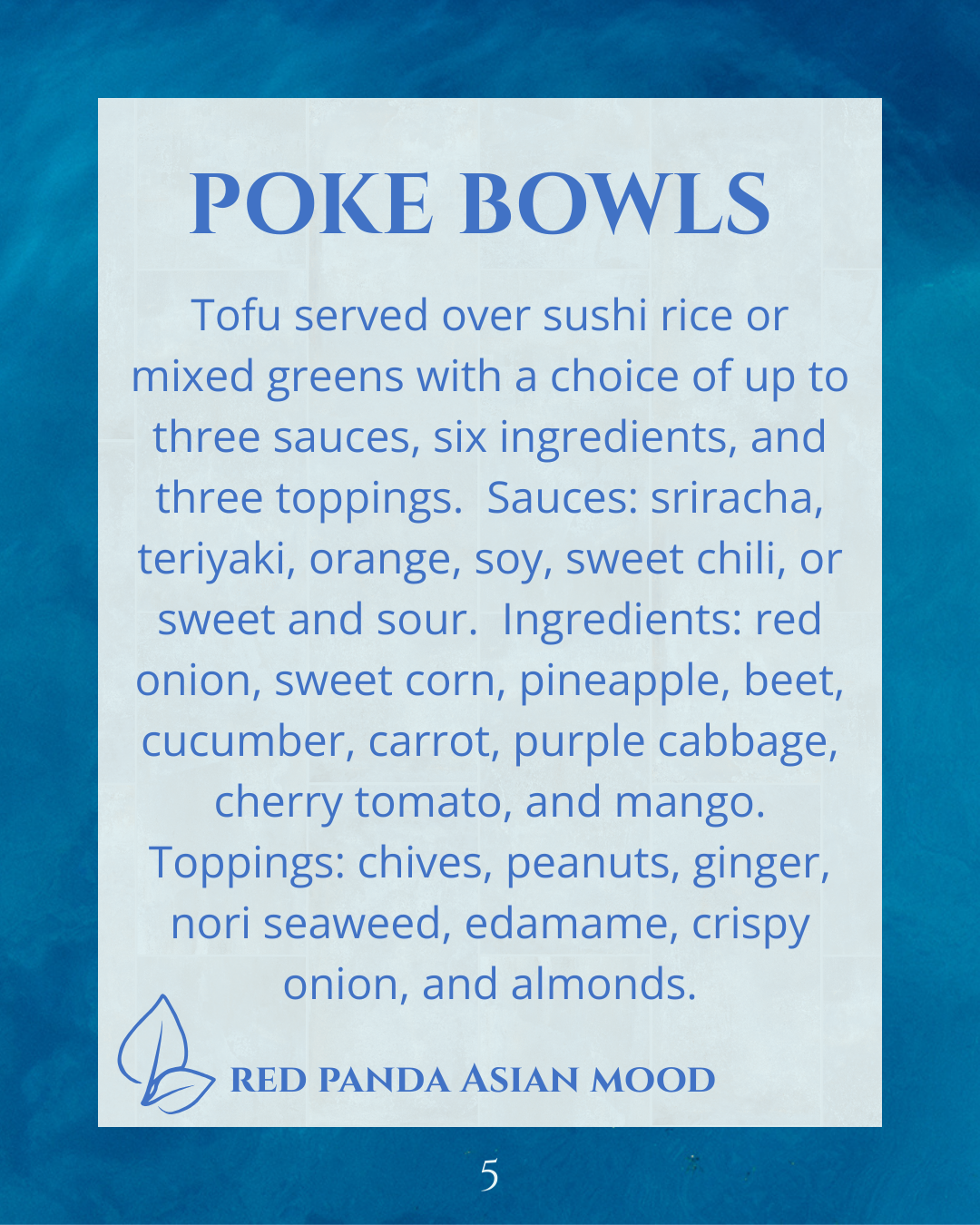 Red Panda Vegan Asian Food Playas del Coco Costa Rica