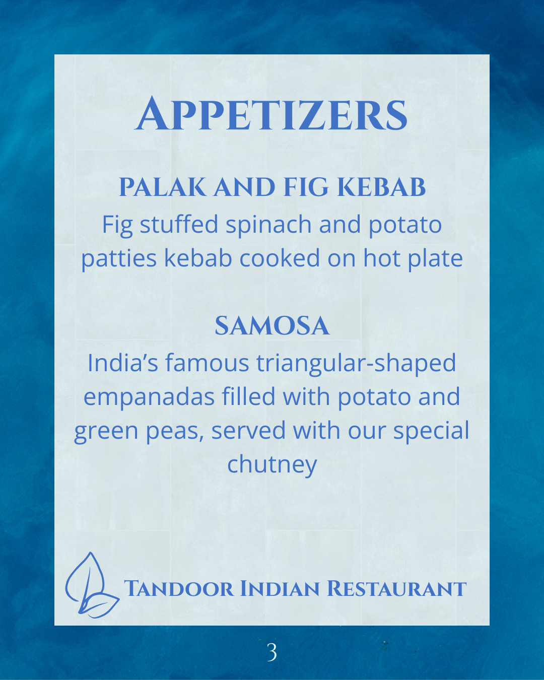 Vegan Food Playas del Coco Tandoor Indian Restaurant