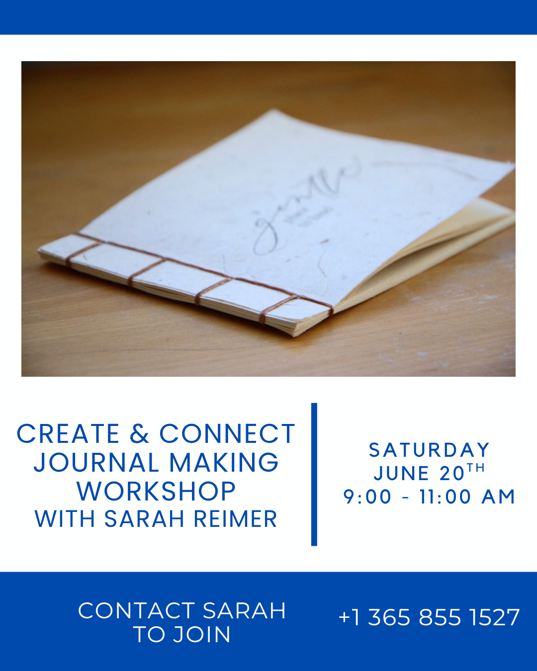 Create and Connect Journal Making and Writing Workshop with Sarah Reimer Playas del Coco Guanacaste Costa Rica
