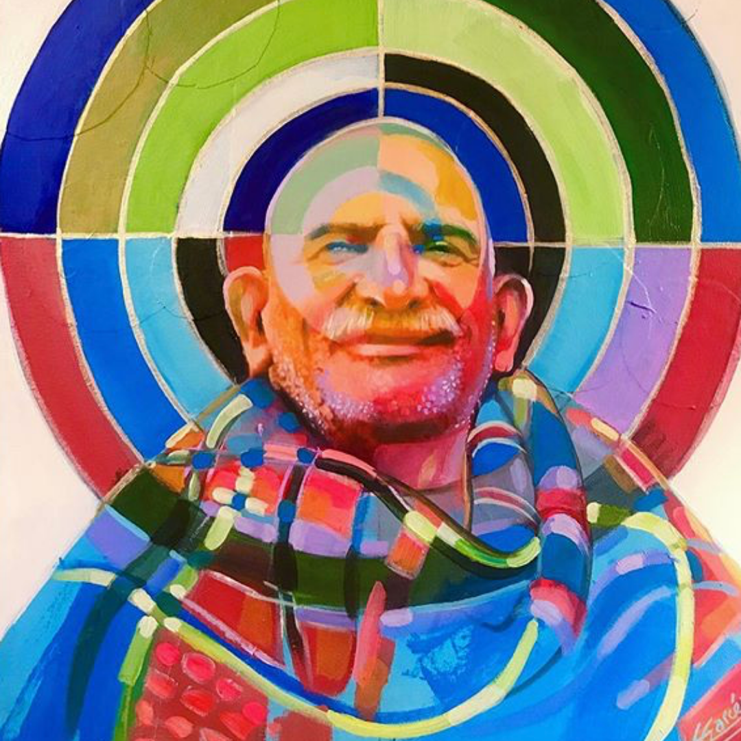 Neem Karoli Baba by Emily Garces Art