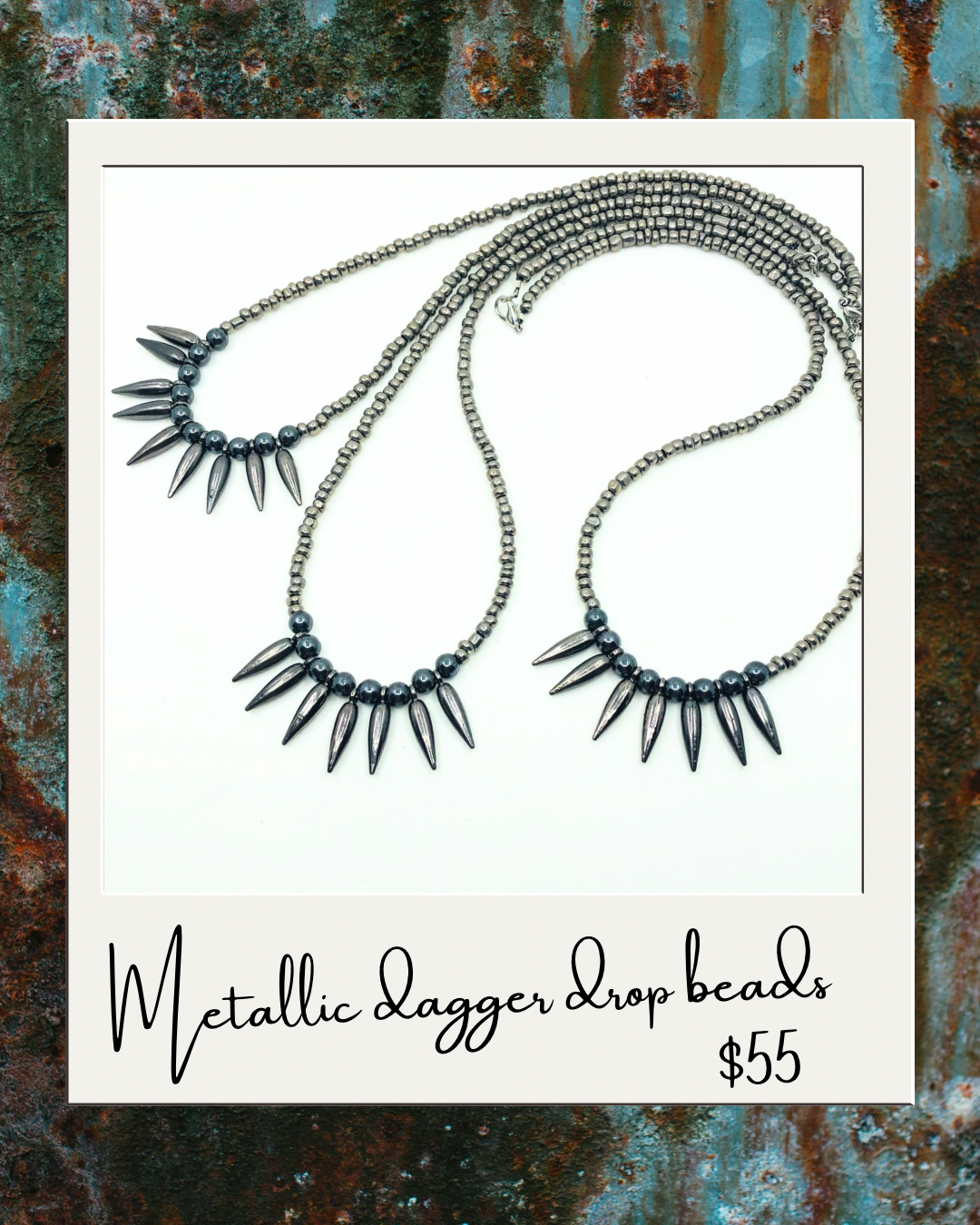 Metallic Statement Necklaces Original Designs by Teagan Patell