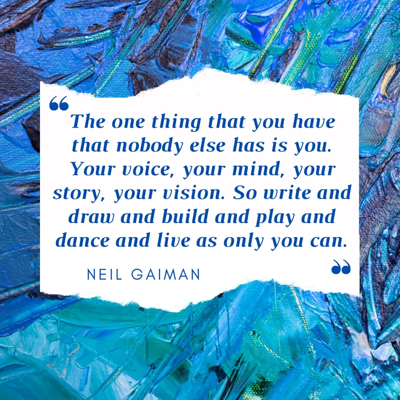 The one thing that you have that nobody else has is you. Your voice, your mind, your story, your vision. So write and draw and build and play and dance and live as only you can. ~ Neil Gaiman Quote

Coco Yoga & Wellness
