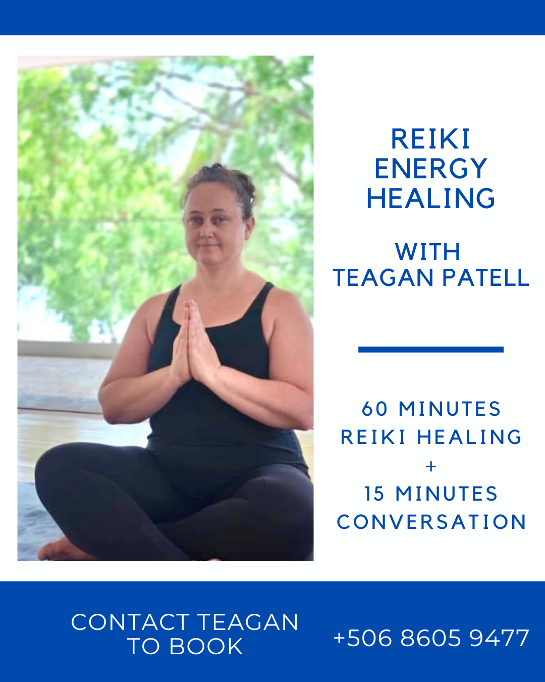 Reiki Energy Healing with Teagan Patell Playas del Coco Costa Rica