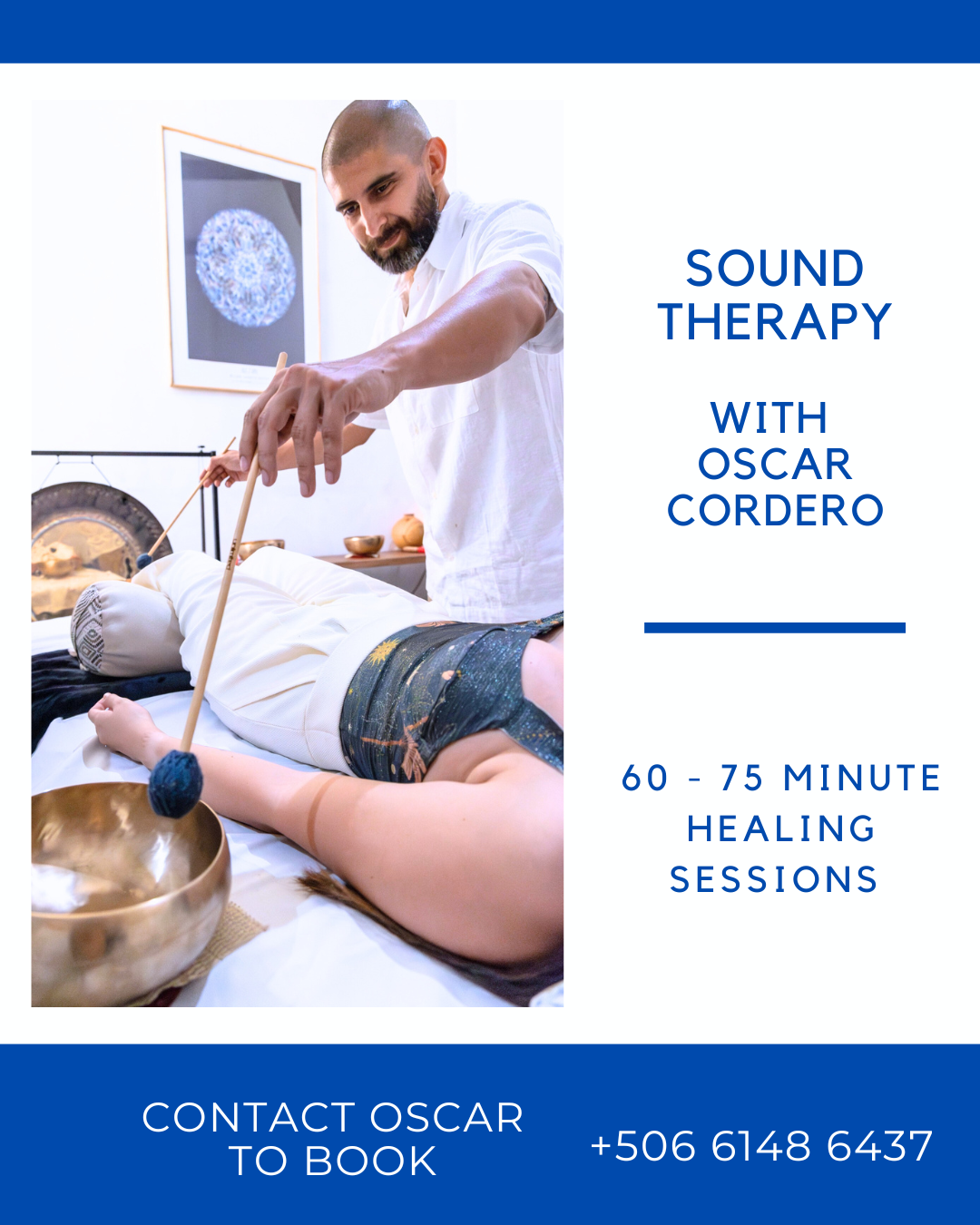 Sound Therapy with Oscar Cordero Playas del Coco Costa Rica