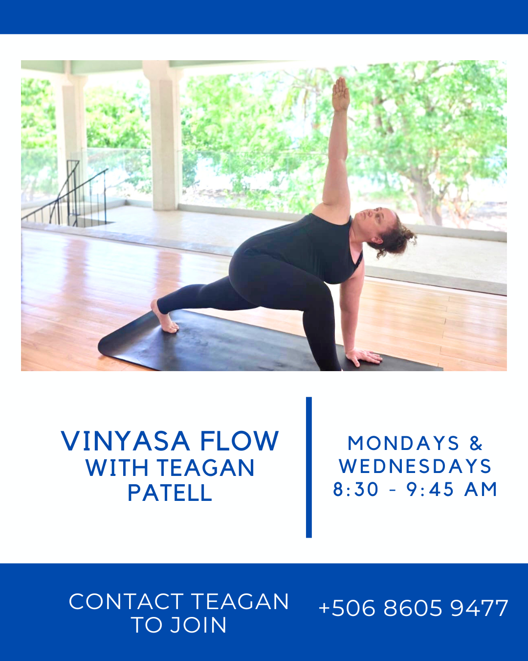 Vinyasa Flow Beachfront Yoga Class Playas del Coco Guanacaste Costa Rica