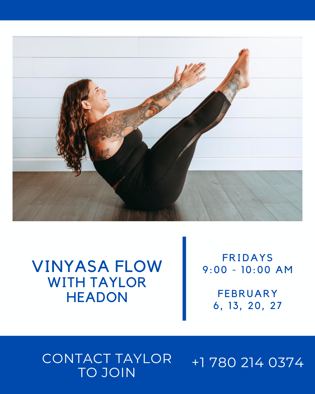 Vinyasa Flow yoga class with Taylor Headon Playas del Coco Costa Rica