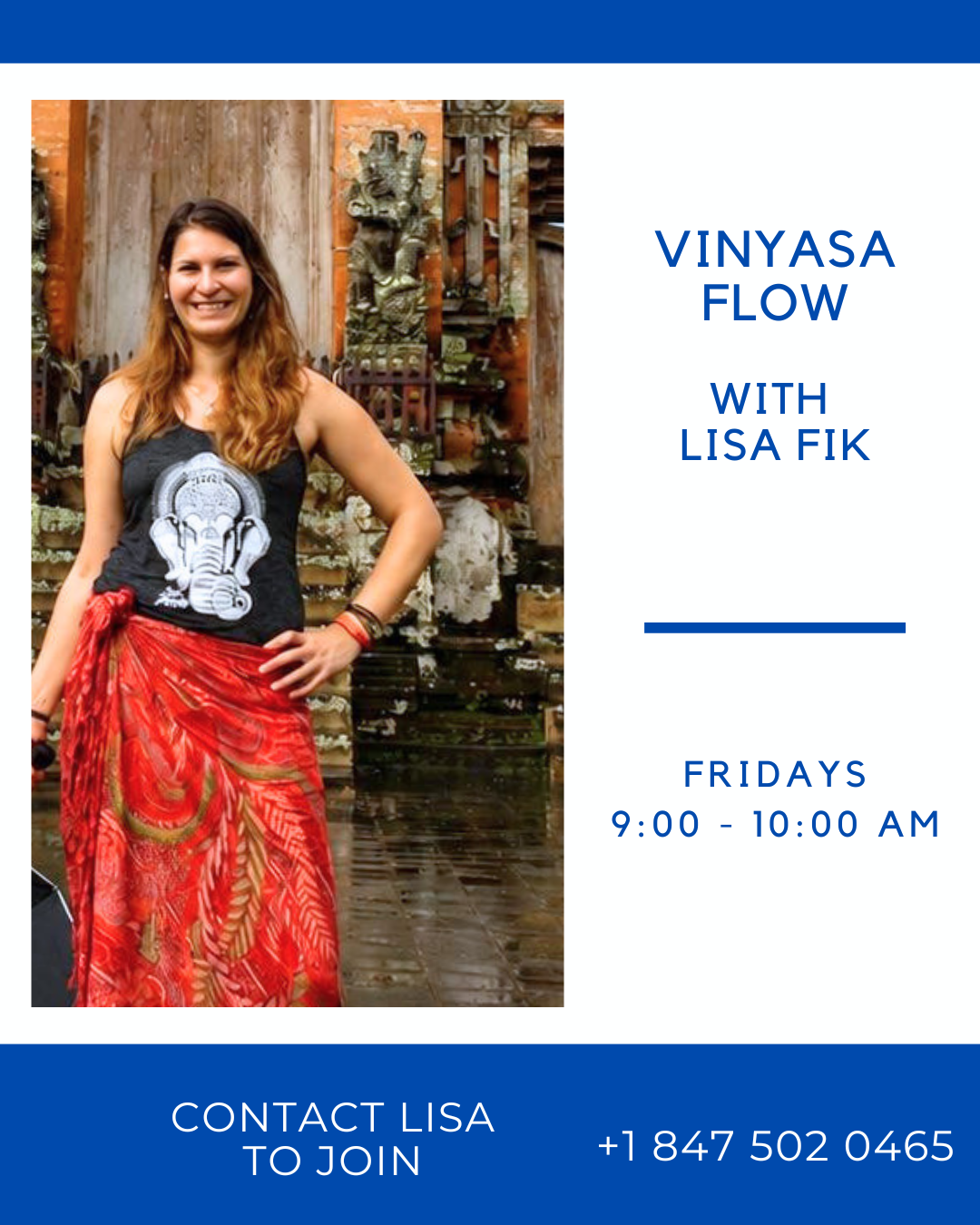 Vinyasa Flow Yoga Class with Lisa Fik Playas del Coco Guanacaste Costa Rica