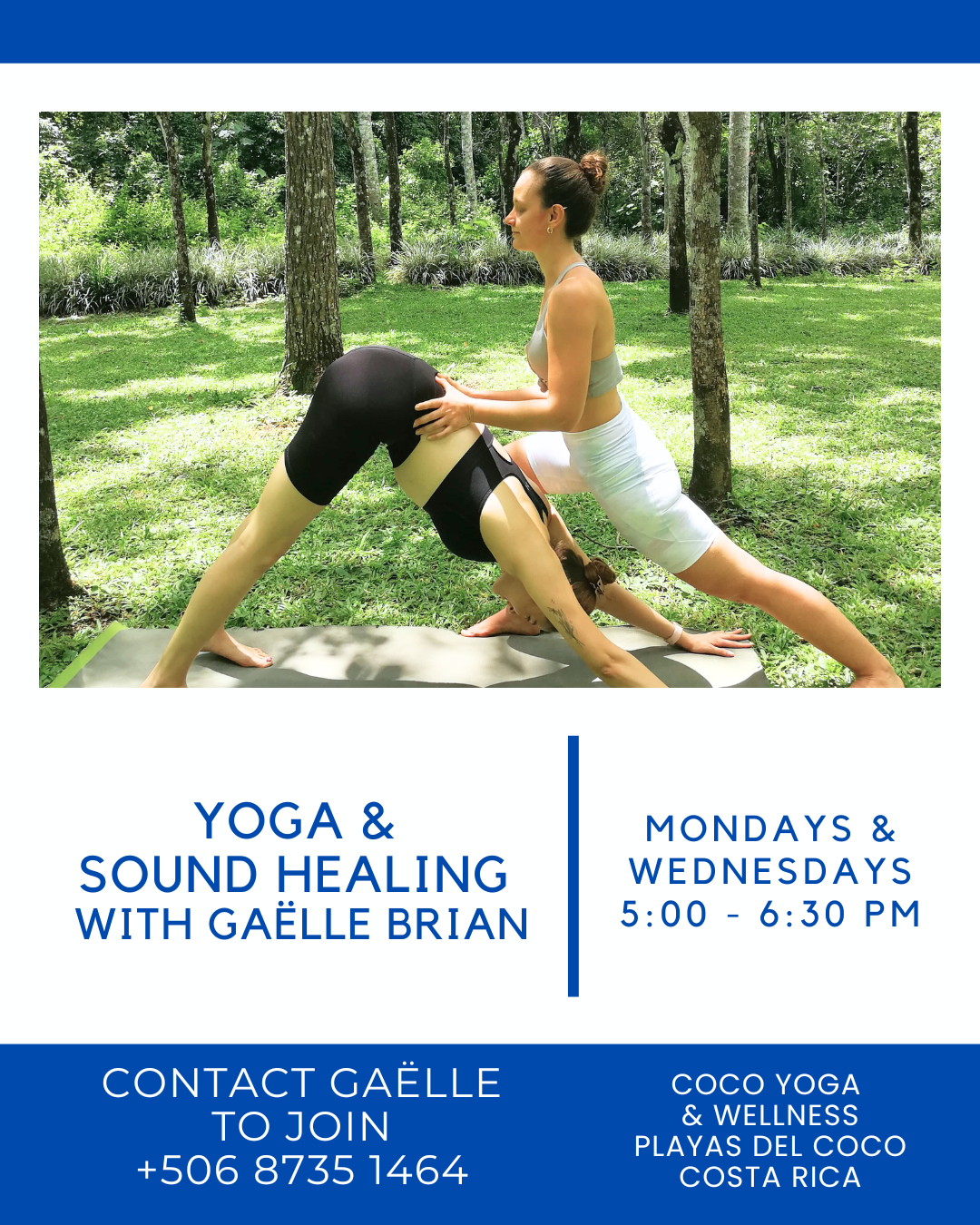 Vinyasa Yoga and Sound Healing Playas del Coco Costa Rica