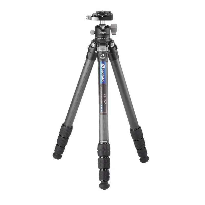 Leofoto LS-284C Ranger Series 4 Section Carbon Fibre Tripod with LH-30LR (Lever Release) Ball Head