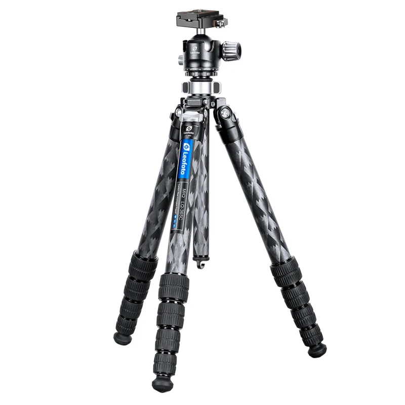Leofoto LQ-365C Mr.Q Series 5 Section Carbon Fibre Tripod with LH-47LR (Lever Release) Ball Head