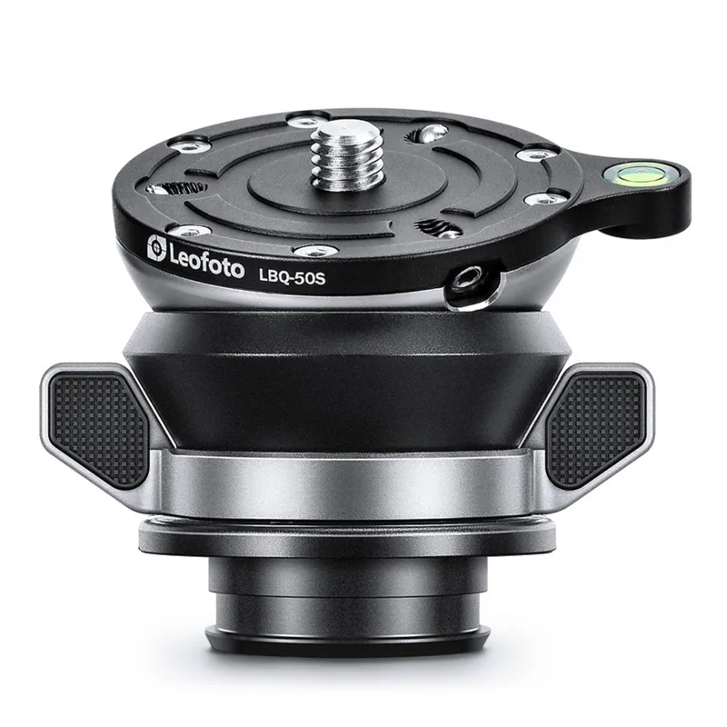 Leofoto LBQ-50S Black 55mm Levelling Base for LQ-284 and LG-284 Tripods