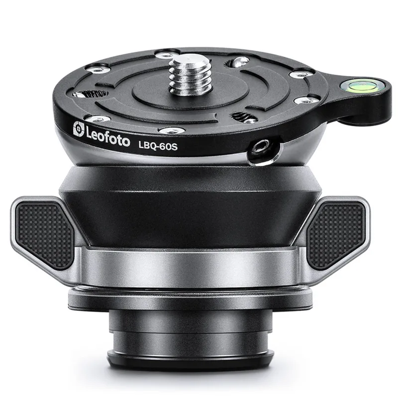 Leofoto LBQ-60S Black 61mm Levelling Base for LQ-324, LQ-365 and LG-324