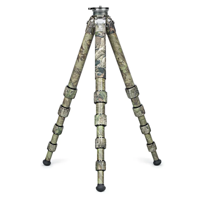 Leofoto LS-365CEX Ranger Levelling Base Series 5 Section Carbon Fibre Tripod - Camouflage