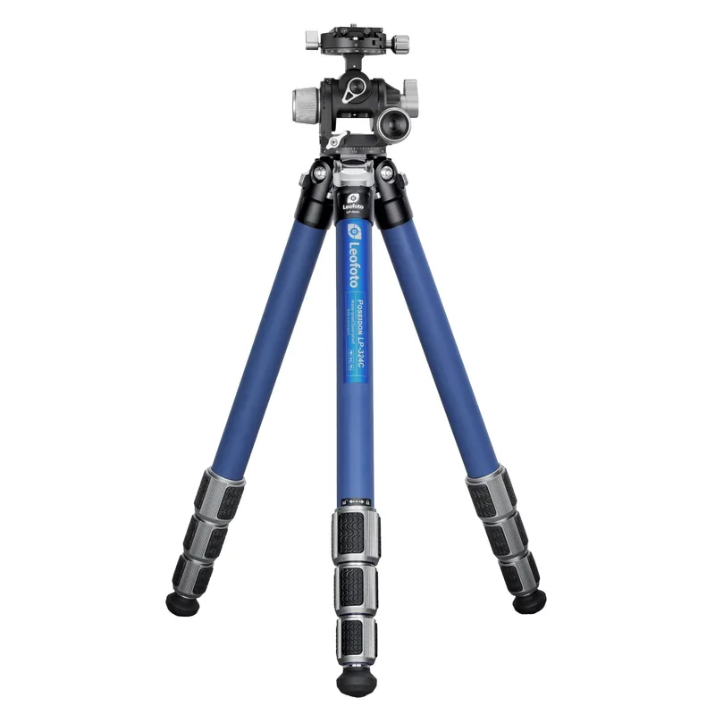 Leofoto LP-324C Poseidon Series 4 Section Water Resistant Carbon Fibre Tripod with G4 60mm 3-Axis Geared Head