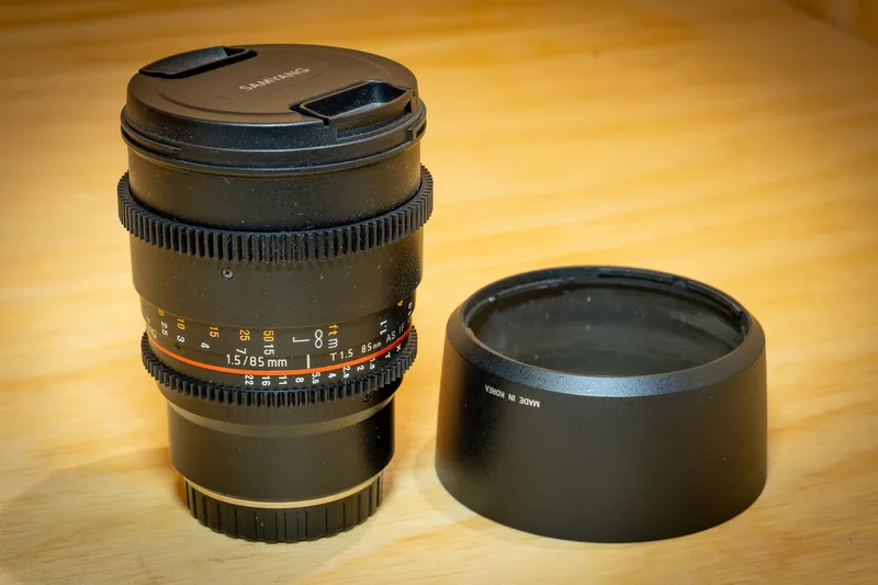 Second Hand Samyang 85mm Cine lens Fuji X mount