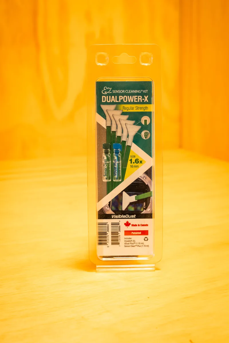 VisibleDust EZ Sensor Cleaning Kit DUALPOWER-X Regular Strength MXD-100 Green Vswabs 1.6 EX DEMO