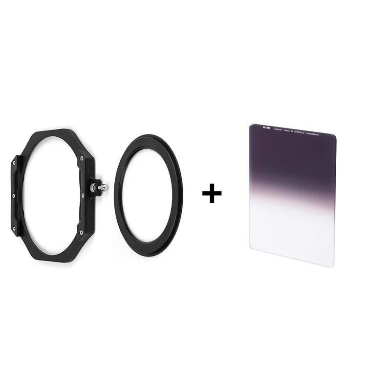 NiSi JetMag Pro 100mm Filter Holder Kit for 82MAG + Nisi 3 Stop Medium Grad ND