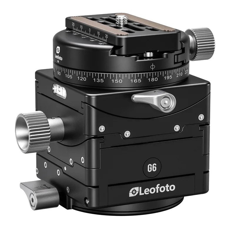 Leofoto G6 Geared Head with QP-70N QR Plate