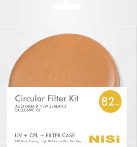 NiSi 82mm Circular Filter Kit with UV+CPL+ Filter Case