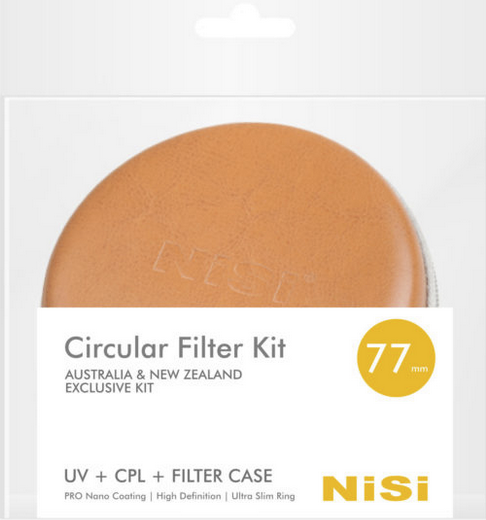 NiSi 77mm Circular Filter Kit with UV+CPL+ Filter Case