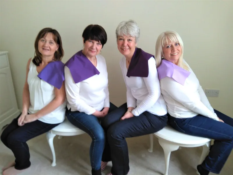 Purple analysis Group Colour Consultations with Colour Complements, serving Whitstable, Kent. 