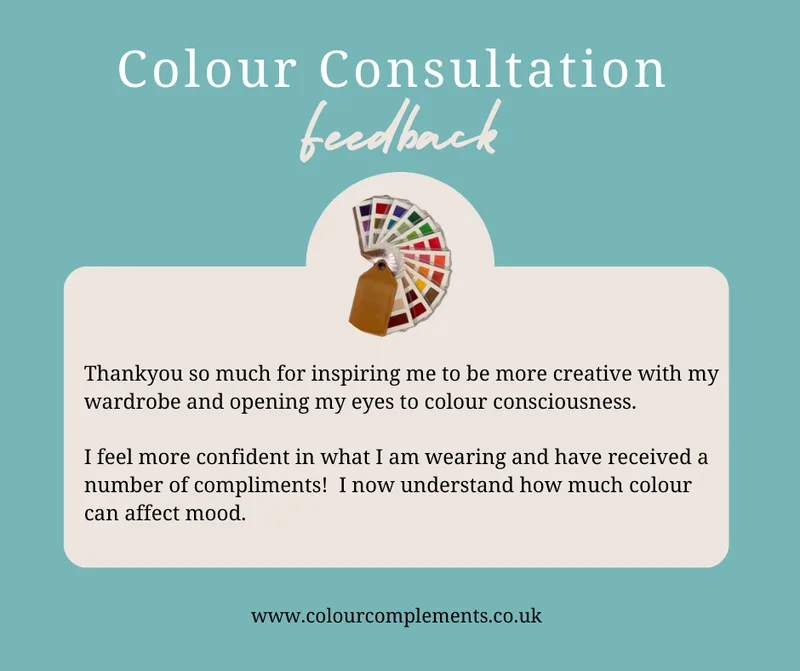 Colour Consultation client review for Colour Complements, Ramsgate, Kent