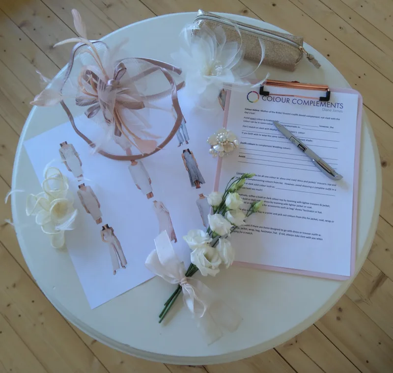 Mother of Bride, Groom outfit advice, Colour Complements, serving Whitstable