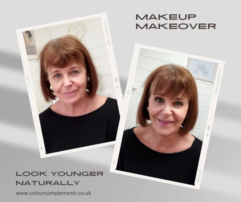 Colour Complements Makeup Tutorial Happy Client before and after, Ramsgate, Kent