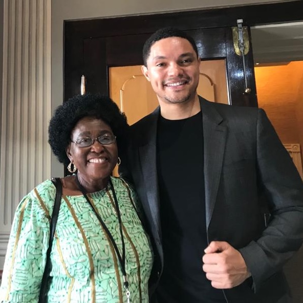 Trevor Noah and Dr. Olive Shisana