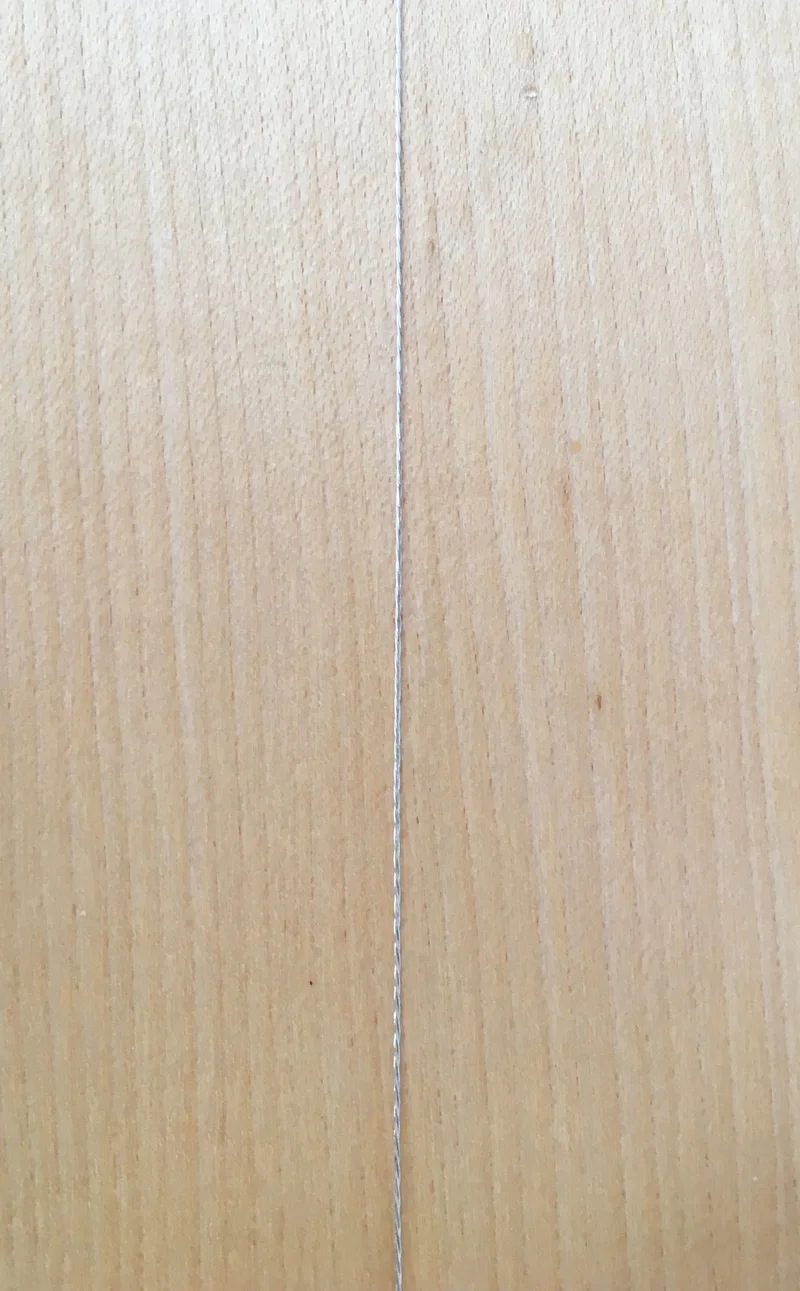 Pure Silver wire 22 gauge 3 Conductors Wound - Per Foot