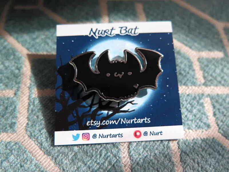 Nurt Bat Fundraiser Pin