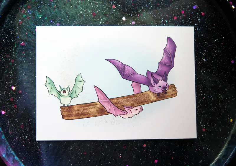 Churros Bats 5x7