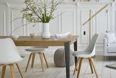 blanc strié déco scandinave