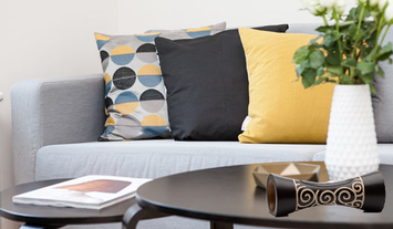 wengé cercle en déco scandinave