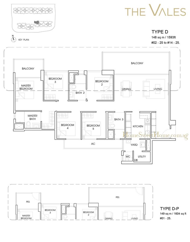 Vales Condo SengKang. Floor Plans