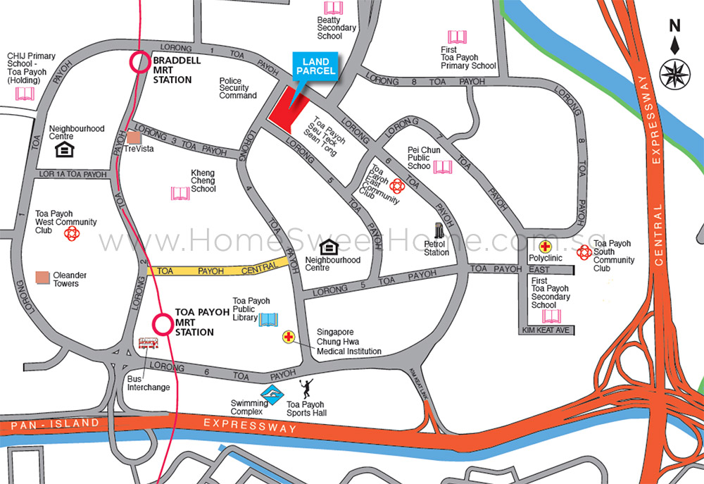 Gem Residences Condominium Location at Toa Payoh GLS