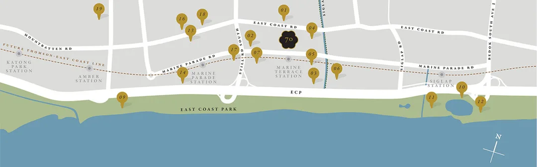 Seventy 70 St Patricks Singapore - St Patrick's Road - nearby prestigious schools - Tao Nan (1km), CHIJ Katong Primary (1km), Ngee Ann Primary (1km), Haig Girls School (2km), Tanjong Katong Primary (2km), Victoria School, Tanjong Katong Girls School, Chung Cheng High School Main, Dunman High School, CHIJ Katong Convent, Victoria Junior College VJC, Temasek Junior College TJC - Shopping Malls Centres Amenities - Katong Shopping Centre, Parkway Parade, Katong 112, Expressways Highways - ECP to Town and Changi Airport