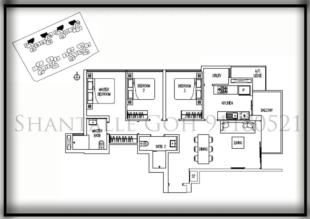 Twin fountains ec floor plans 3 bedroom verandah