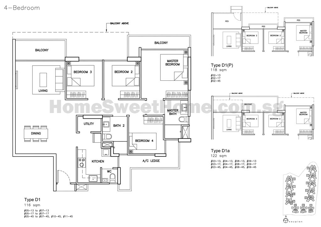 Floor Plan - 4br type D1