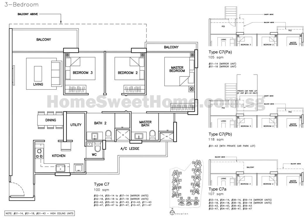 type c7 floorplan
