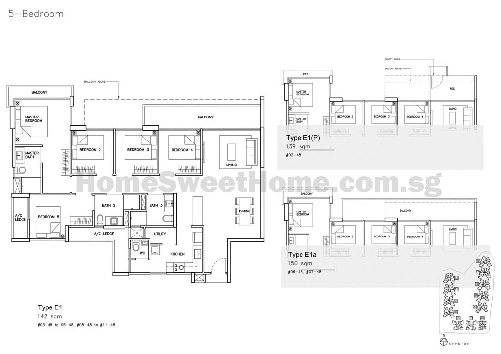 Floor Plan - 5br type E1