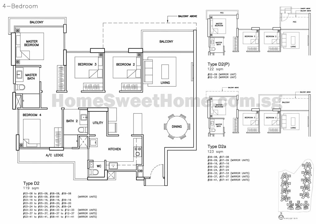 Floor Plan - 4br type D2
