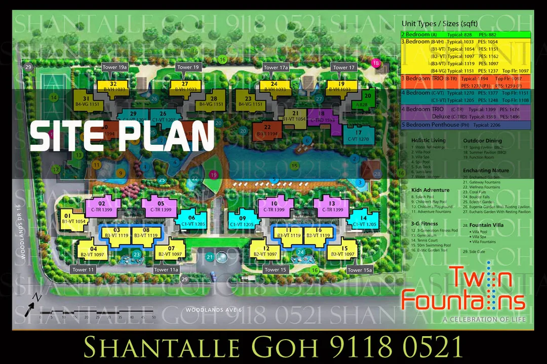 Site Plan - Twin Fountains EC at Woodlands 