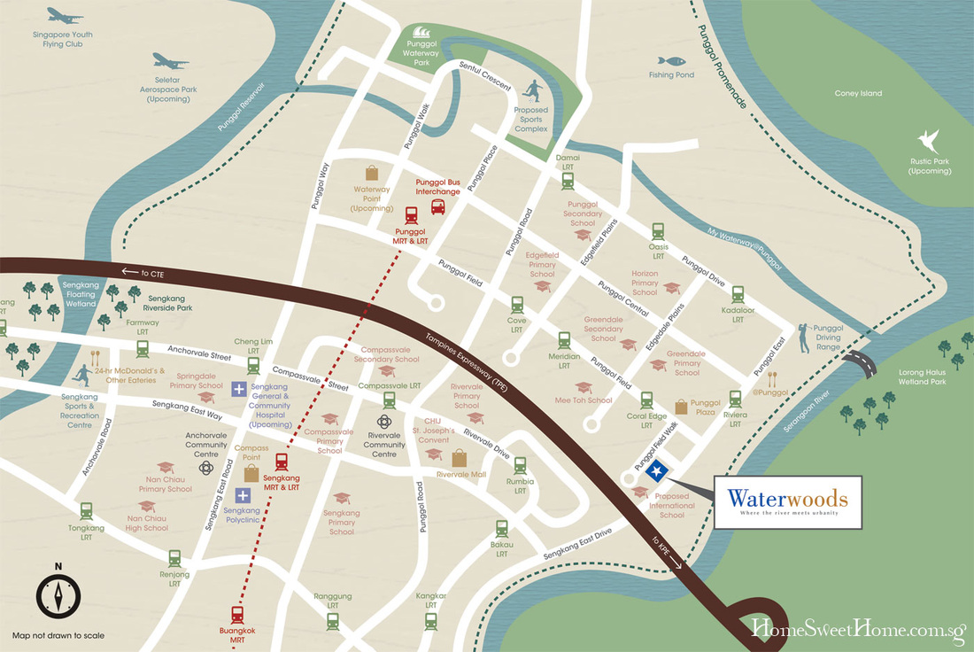 Punggol New Launch Condo / EC Showflat Location