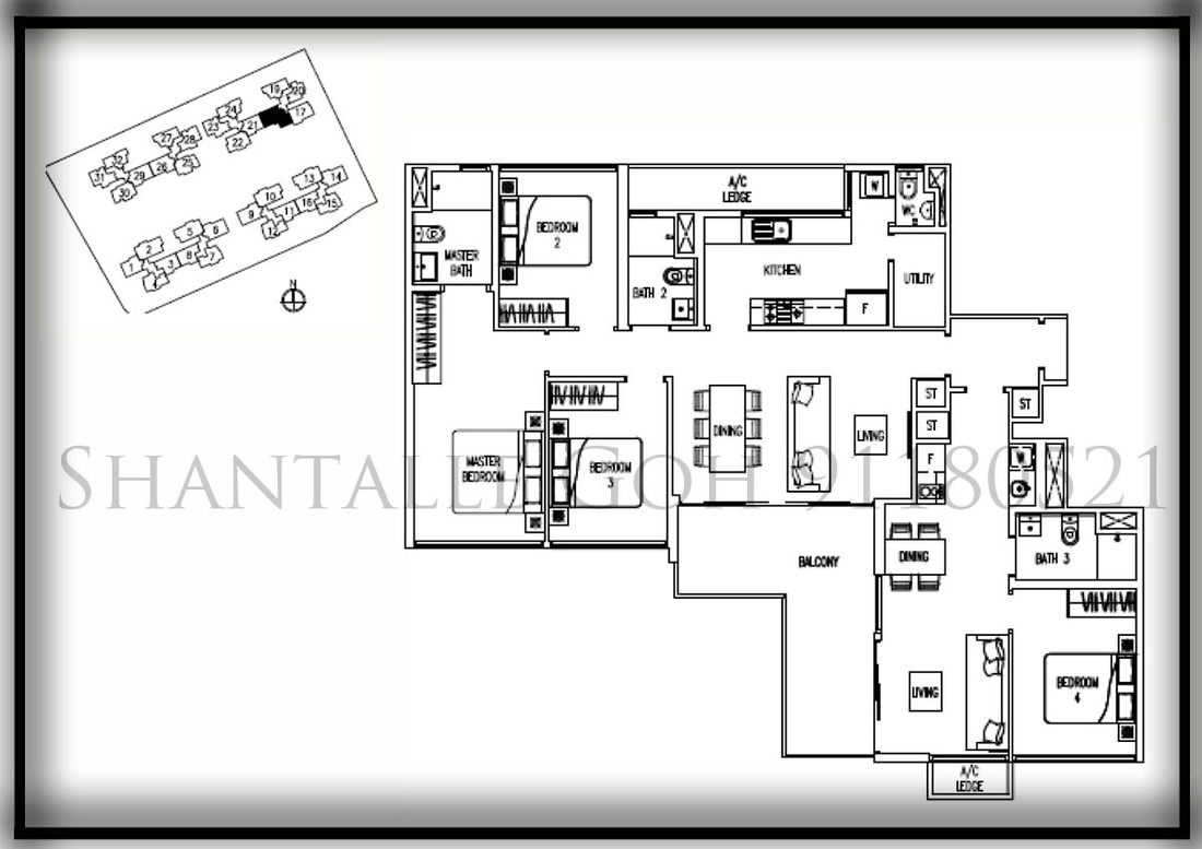 Twin fountains floor plans 4 dual key Trio