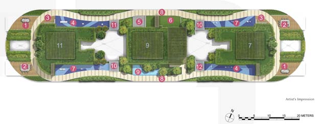 Sky park Facilities condo