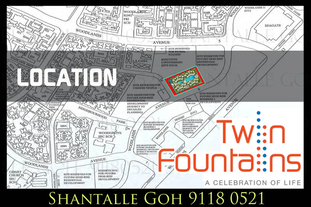 Location Map - Twin Fountains EC at Woodlands