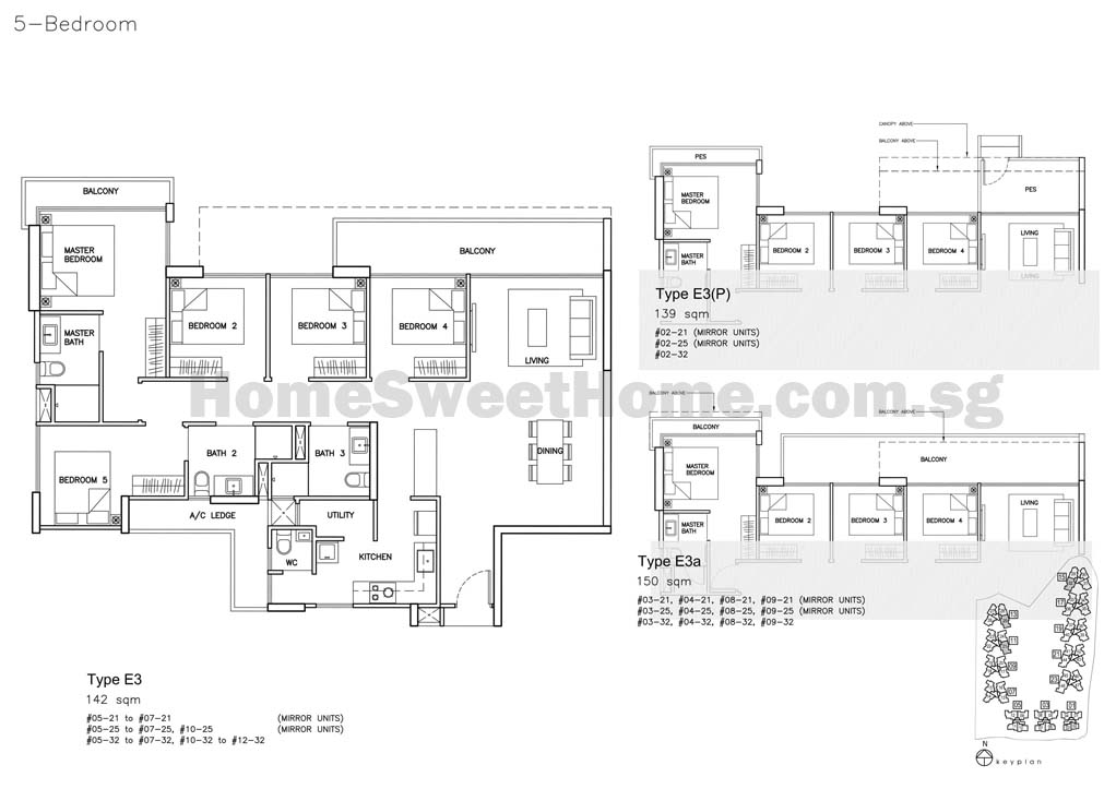 Floor Plan - 5br type E3