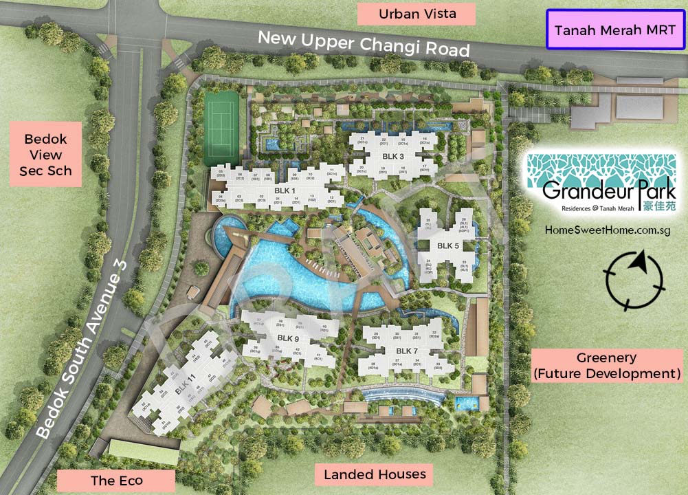 Grandeur Park Residences Site Plan