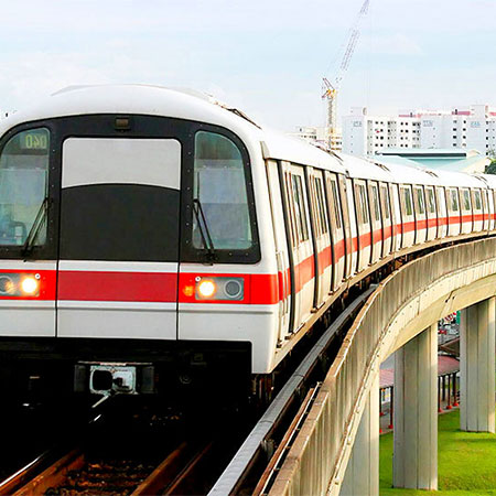 Grandeur Park Residences Condo is 5 minutes walk, opposite Tanah Merah MRT Station